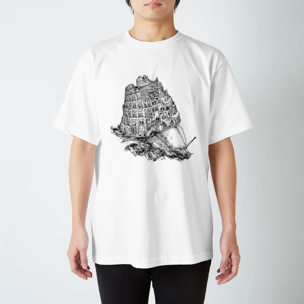 松田望のSnail of Babel Regular Fit T-Shirt