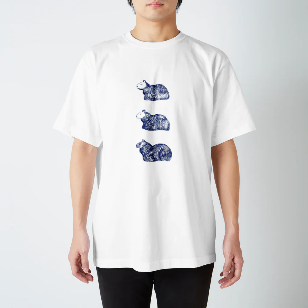 NANO_CARDSのげっ歯類 Regular Fit T-Shirt