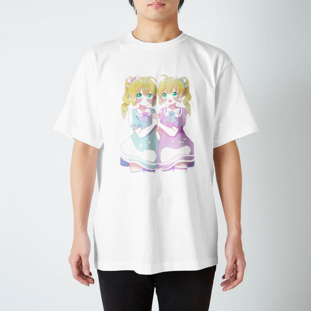 かわいいもののおみせ　いそぎんちゃくの双子ちゃん Regular Fit T-Shirt