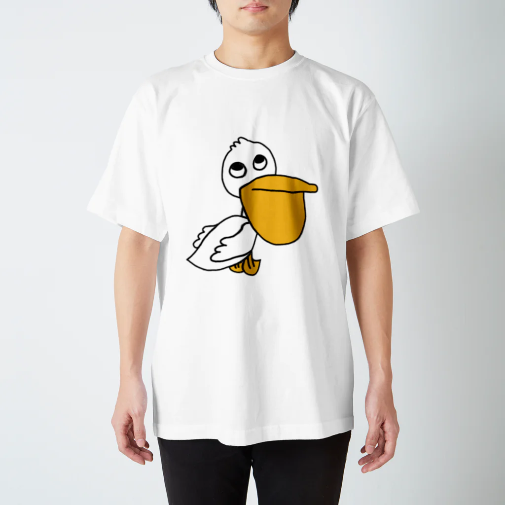 a___1のちがうよペリカンくん Regular Fit T-Shirt