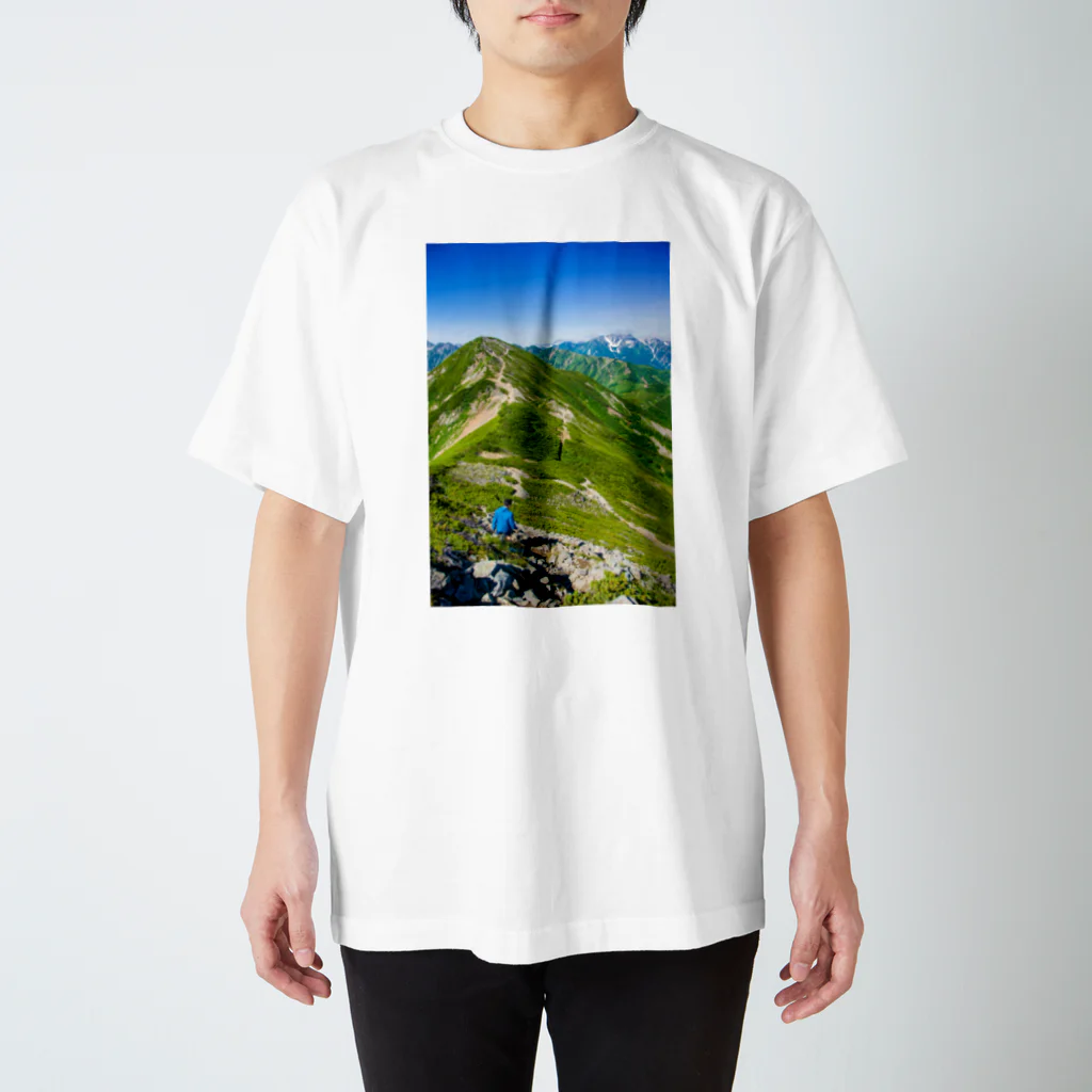 seaの爺ヶ岳　稜線 スタンダードTシャツ