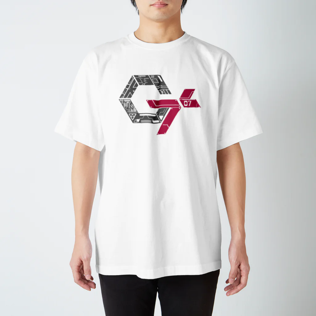 G7＋グッズショップ fg支店のG7＋machine Tシャツ スタンダードTシャツ