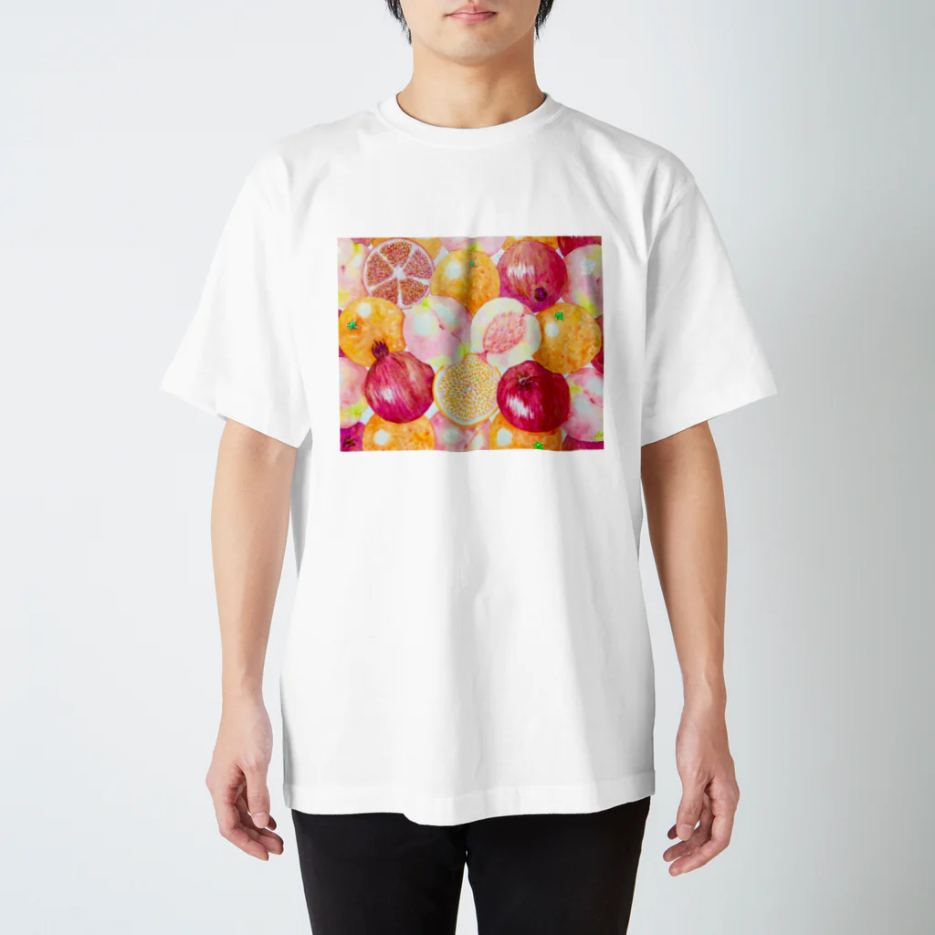 shu-shuの幸運を呼ぶスピリチュアルフルーツ☆「三柑の実」 Regular Fit T-Shirt