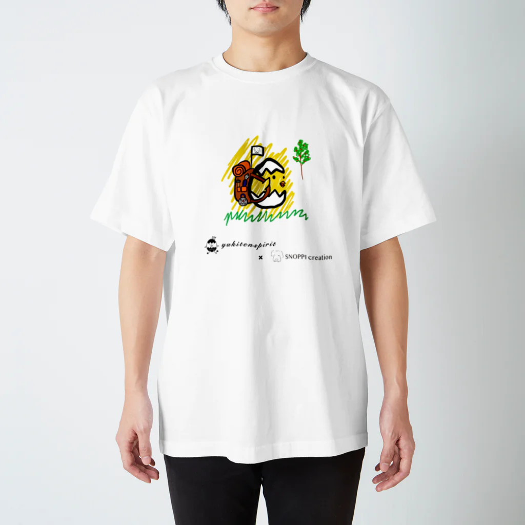SNOPPI×パラキャリのたまひこの冒険×スノッピコラボ Regular Fit T-Shirt