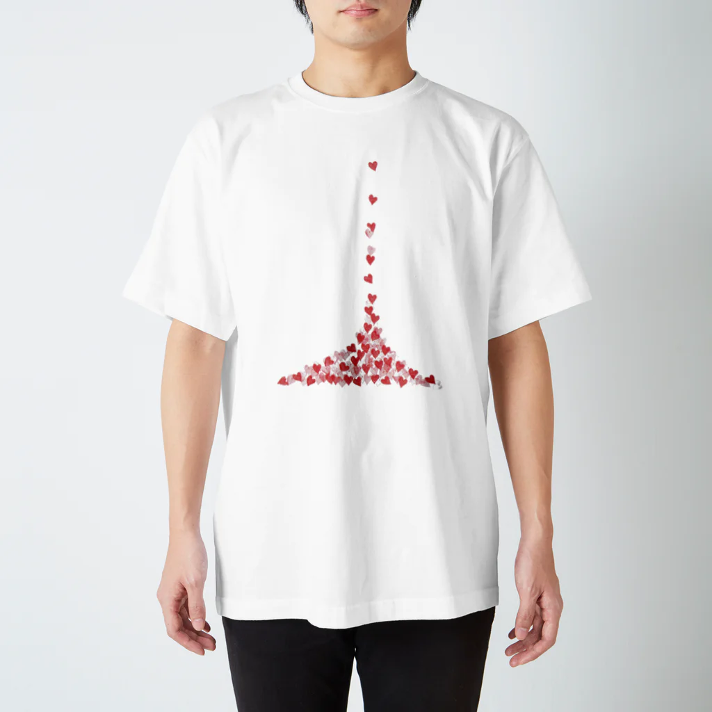 サチハンのところによりハートが降るでしょう スタンダードTシャツ