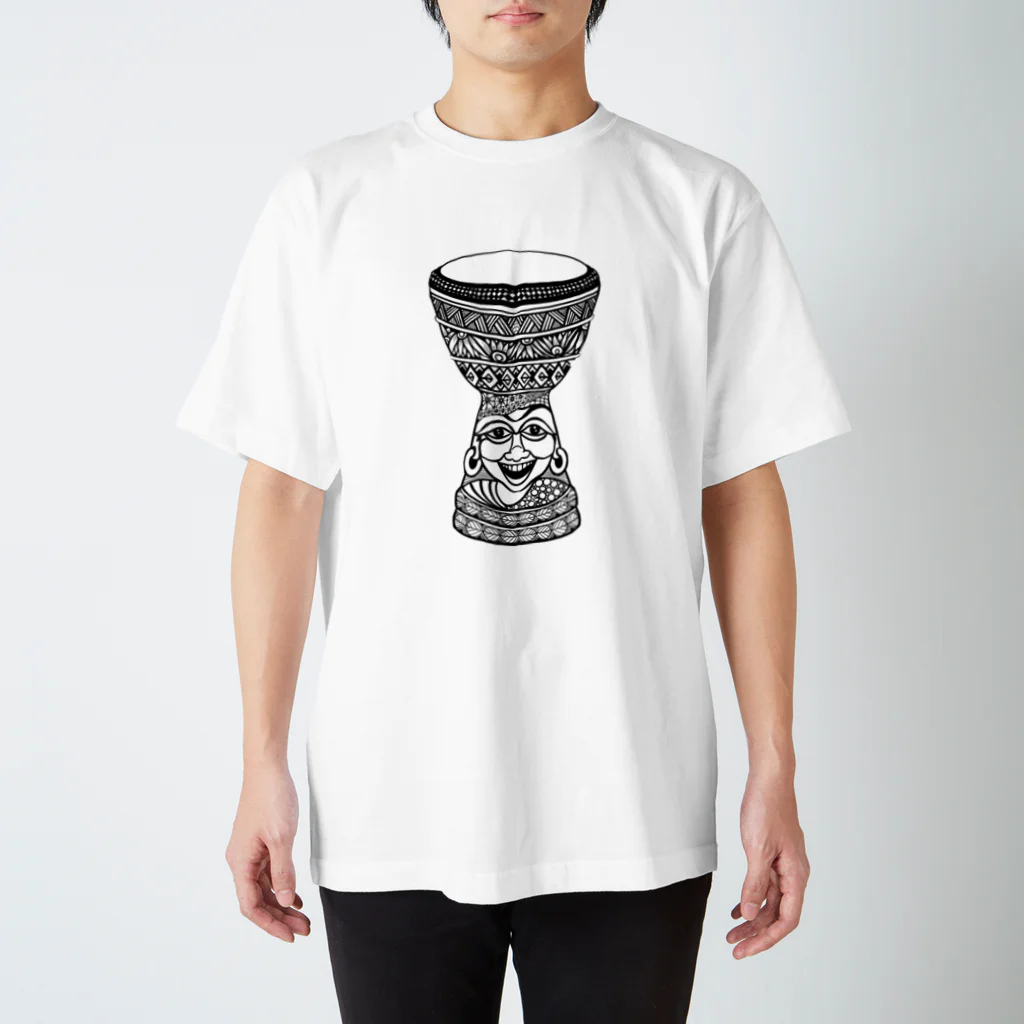 NKOSI AFRICAのジェンベスマイル Regular Fit T-Shirt