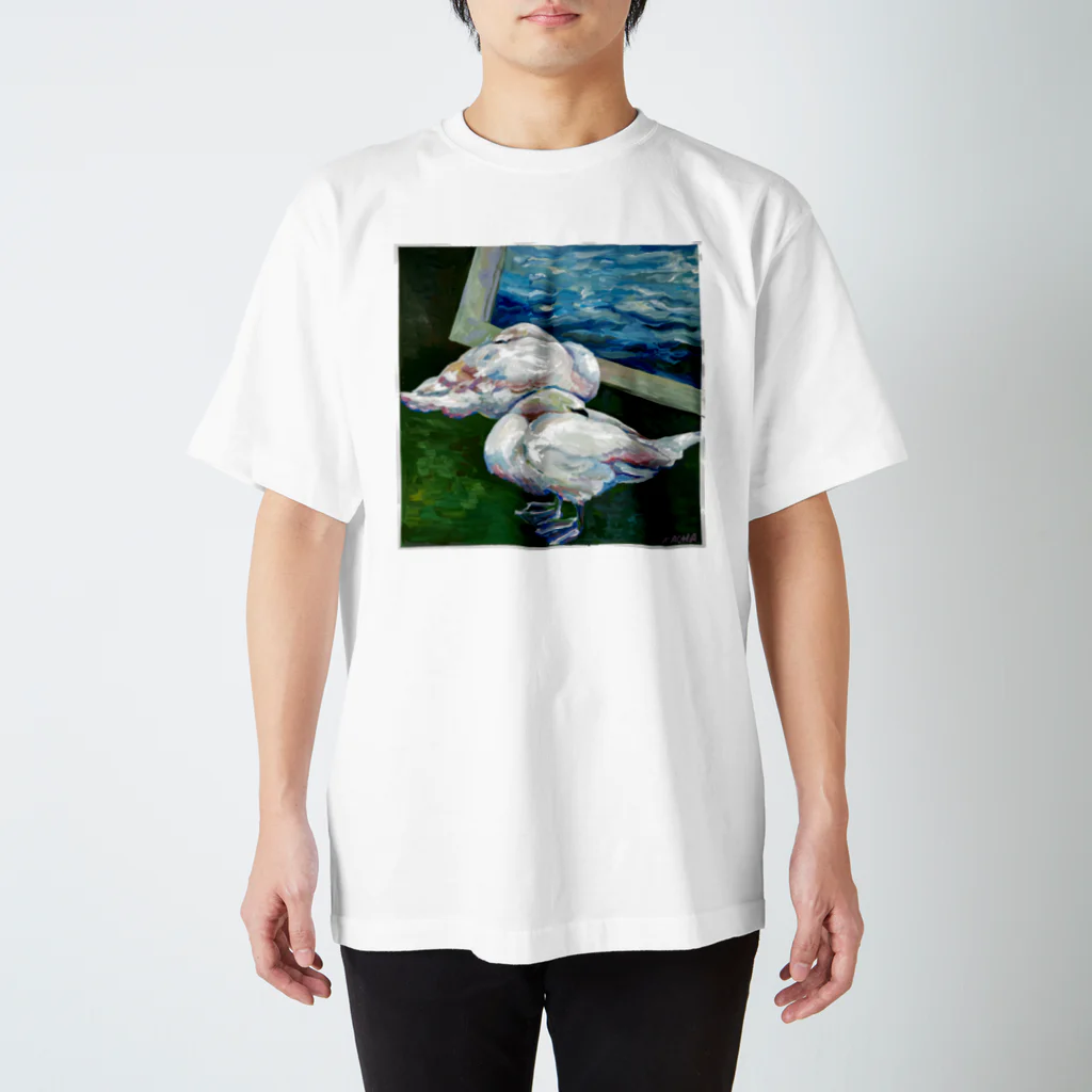 KACHA のswan🦢🦢 スタンダードTシャツ