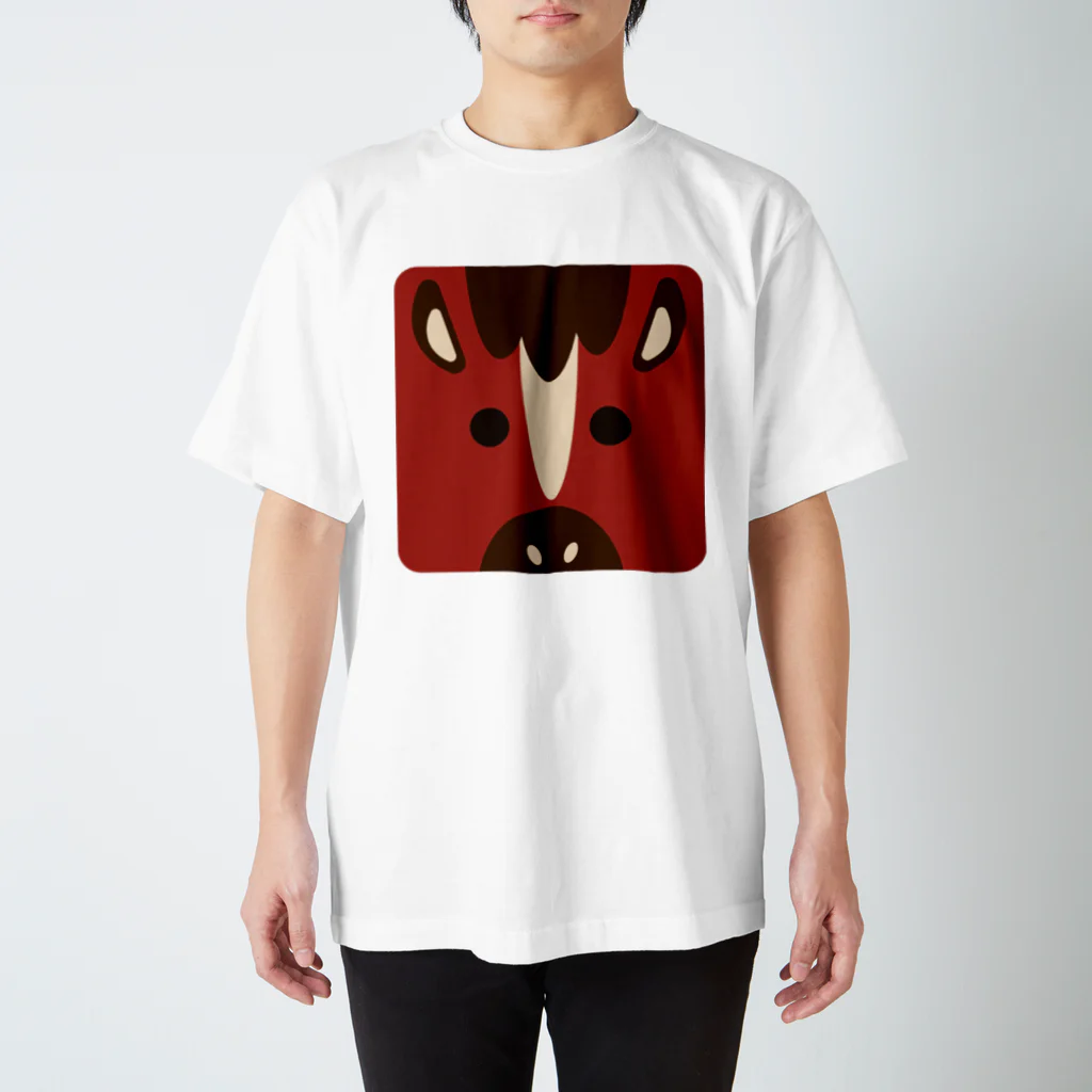 フォーヴァの干支－午－animal up－アニマルアップ－ Regular Fit T-Shirt