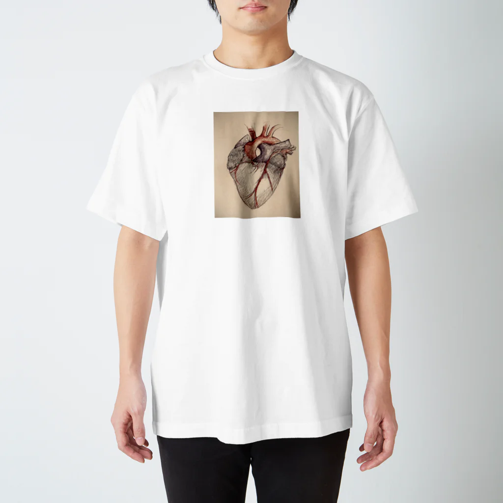 心臓屋さんの心臓Tシャツ Regular Fit T-Shirt