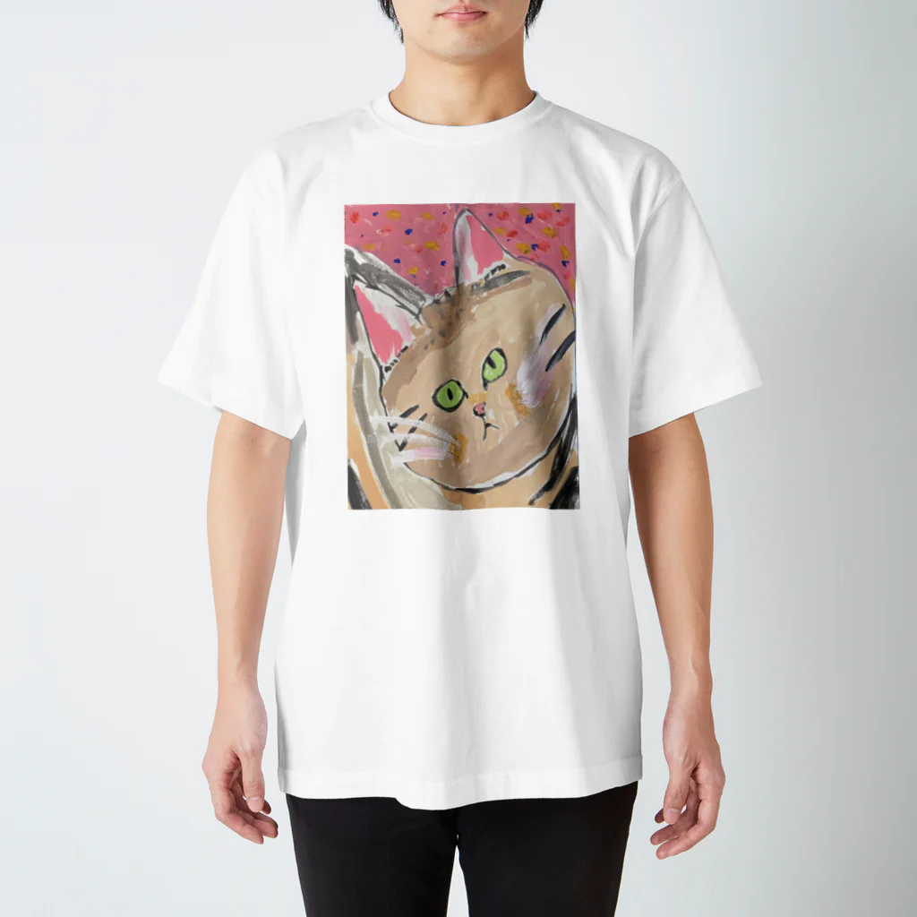 むーのみどりまなこのねこ Regular Fit T-Shirt