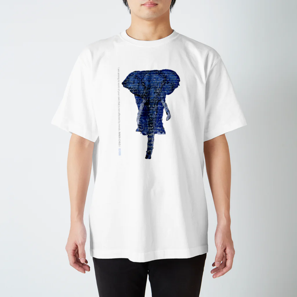 P's Inner-childのElephant/ECHOES Regular Fit T-Shirt