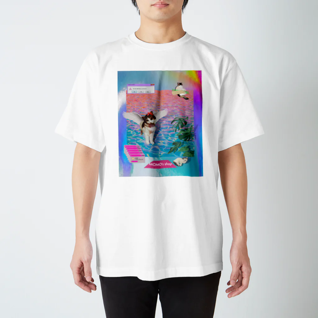 𝙈𝙊𝙈𝙊'𝙨 𝙎𝙝𝙤𝙥のvintage vaporwave スタンダードTシャツ
