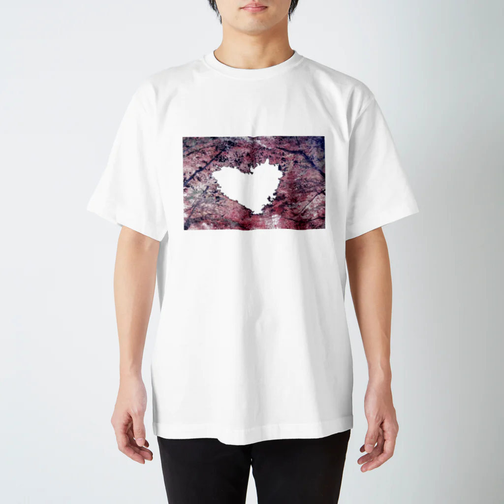 5151の桜ハート Regular Fit T-Shirt