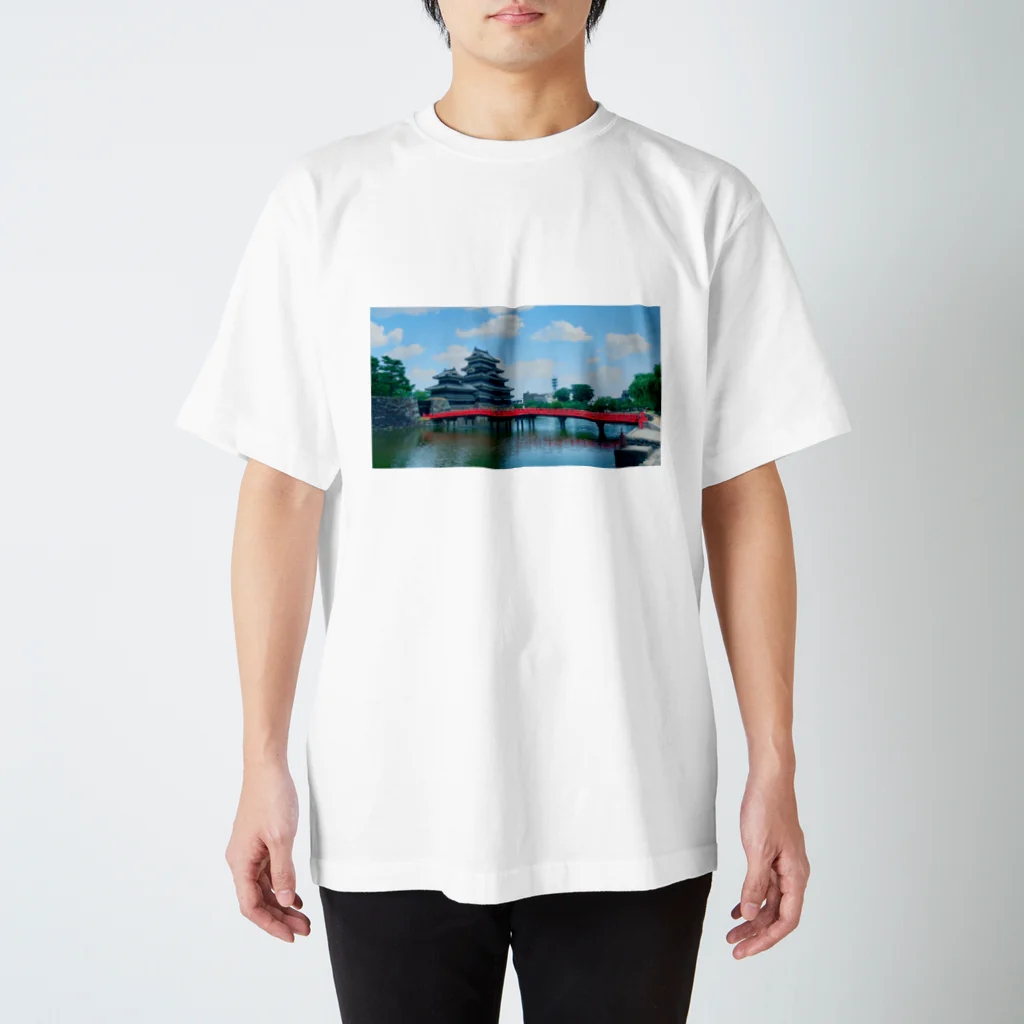 petit angeの松本城 スタンダードTシャツ