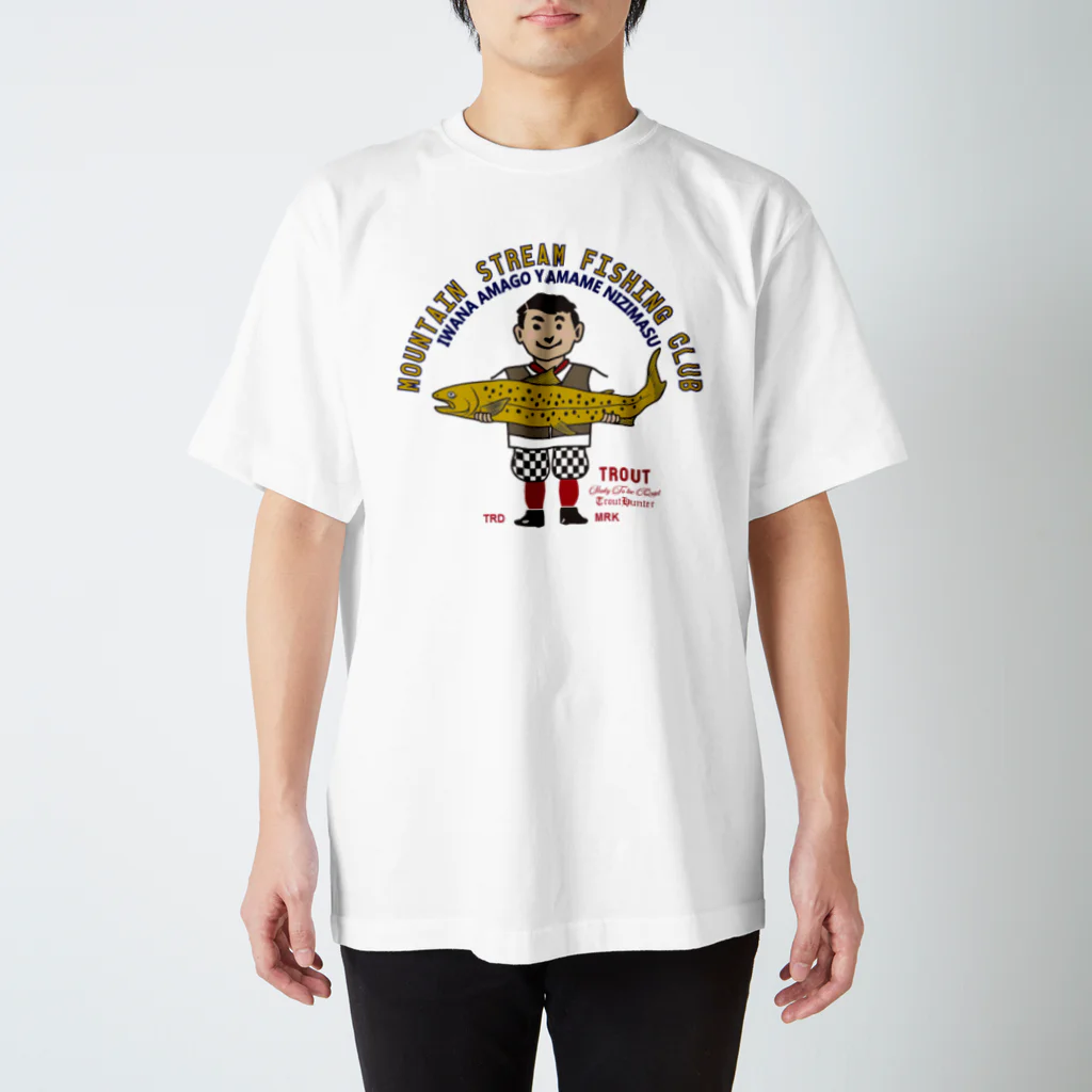 渓流釣り倶楽部の釣りボーイ Regular Fit T-Shirt