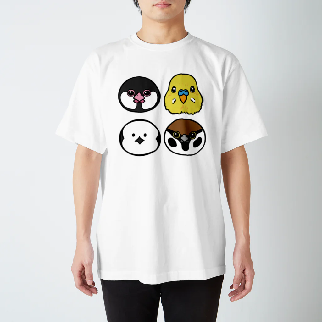鳥さんインコさんダイスキ商店のトリノショウメン Regular Fit T-Shirt