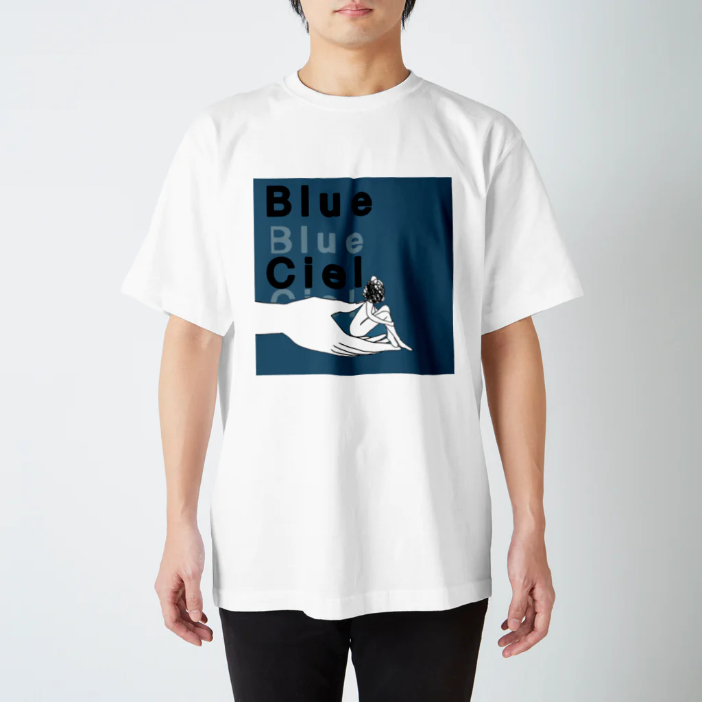 no nameのBlue スタンダードTシャツ