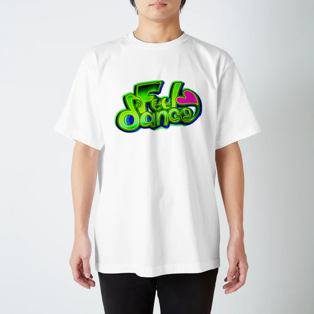 feeljam_loveのフィールちゃんグリーン スタンダードTシャツ