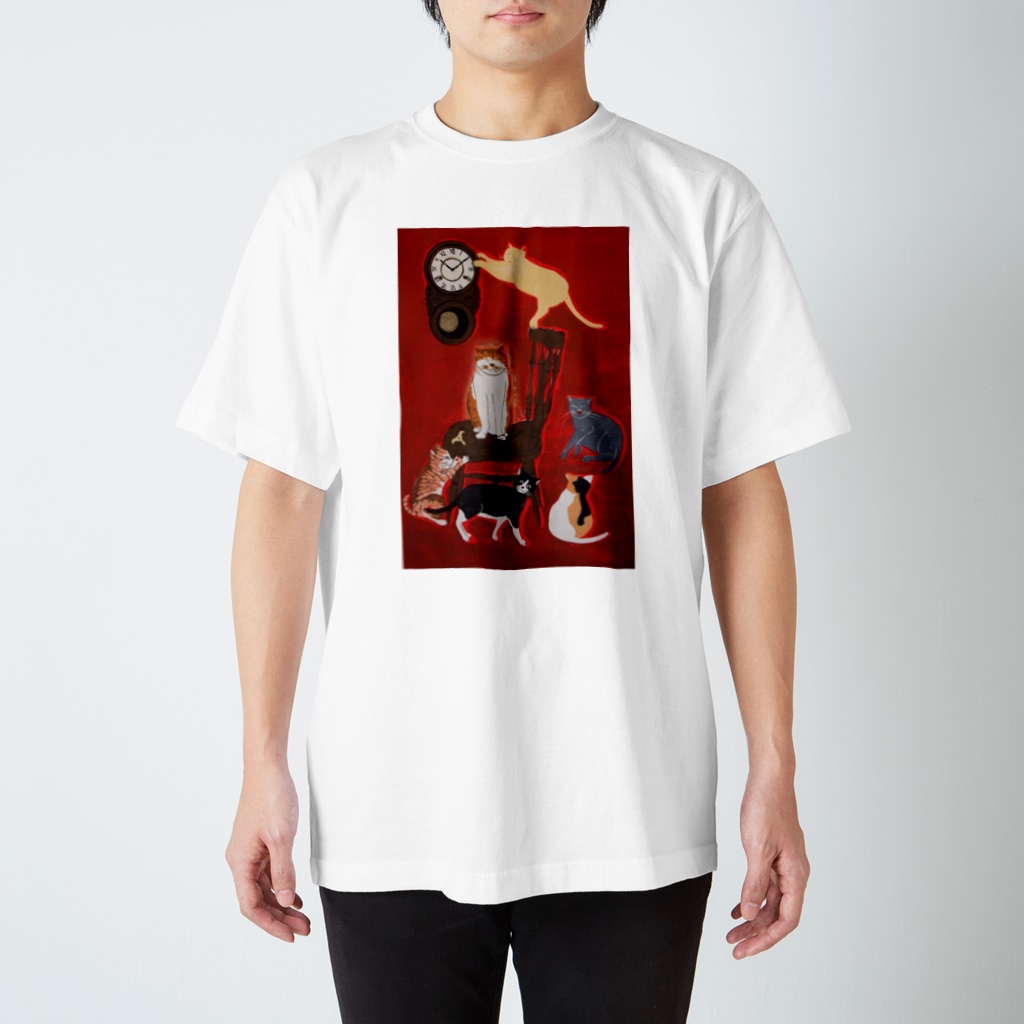 kisshiandbuの椅子と猫 Regular Fit T-Shirt