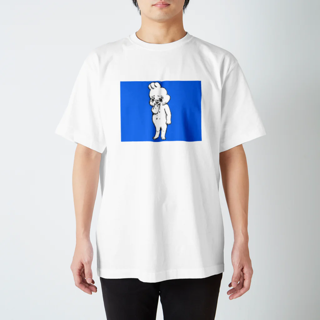 AOLのみっつ耳ちゃん青 Regular Fit T-Shirt