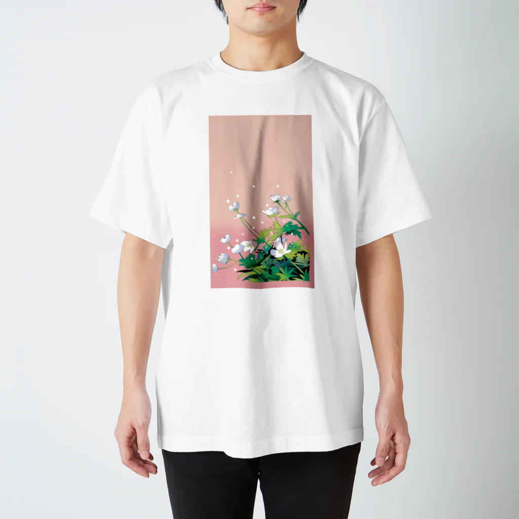川野隆司の二輪草 Regular Fit T-Shirt