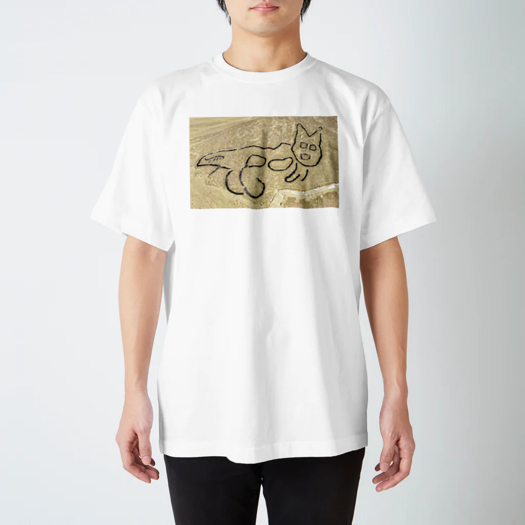 ネタ屋のナスカネコ Regular Fit T-Shirt