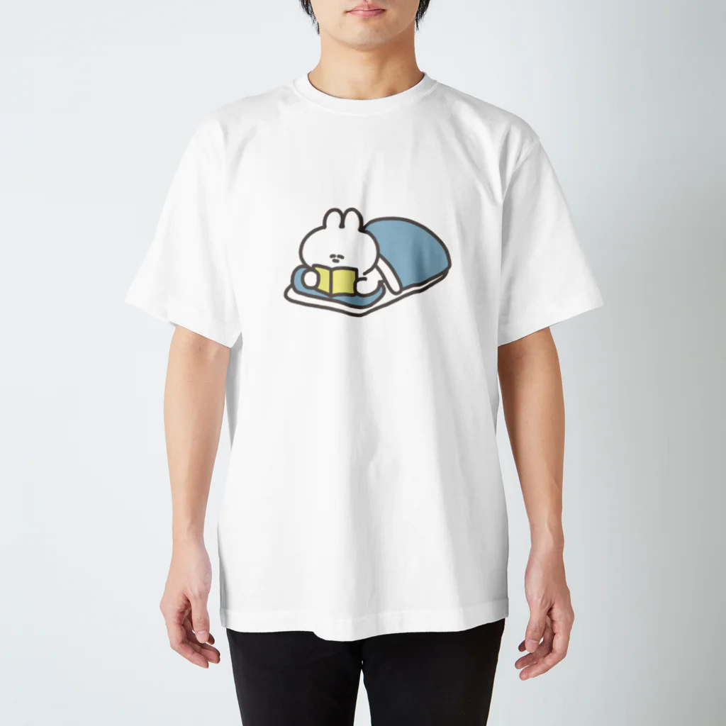 ナポリのSUZURIの布団うさちゃん スタンダードTシャツ