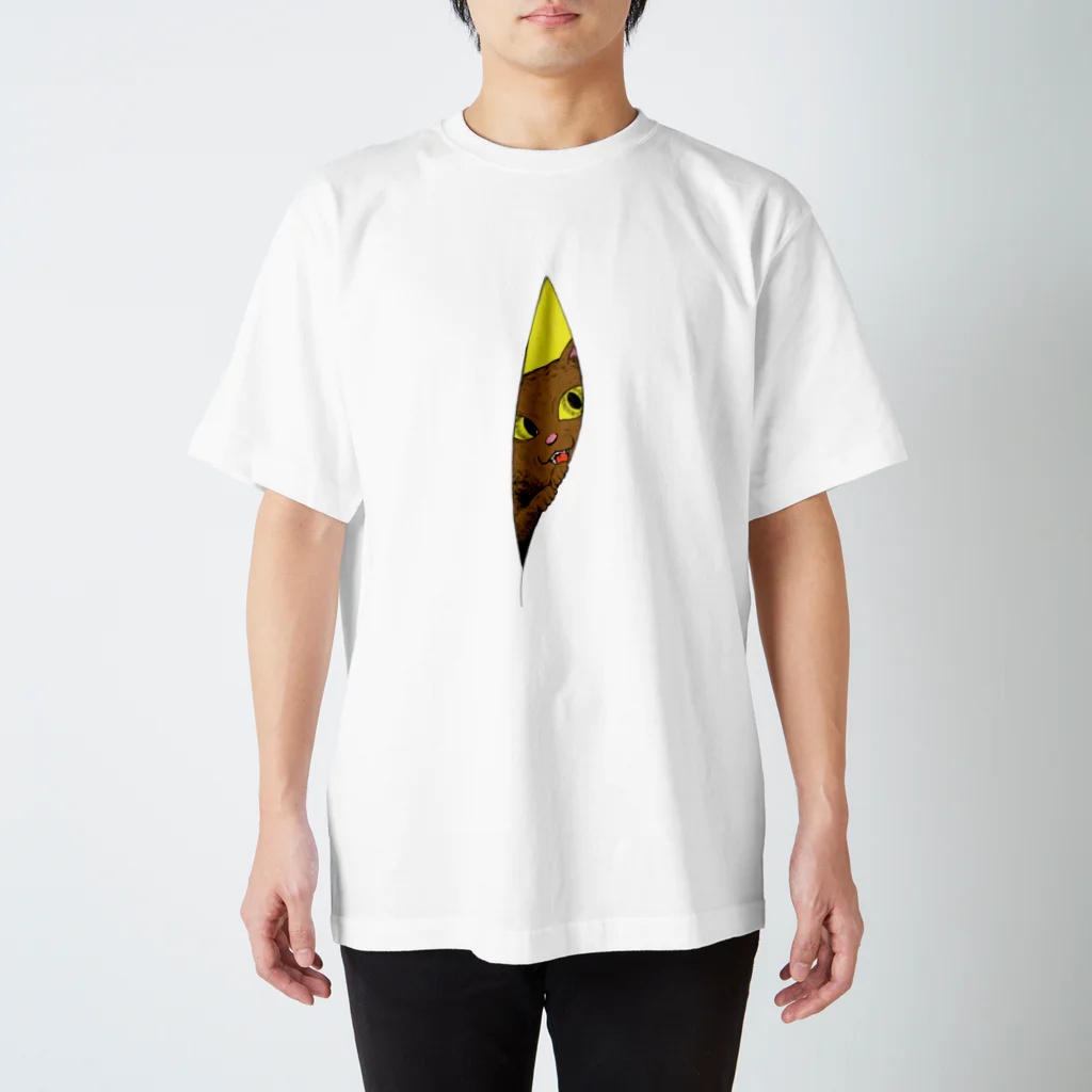鶏ユッケのスキマネコ Regular Fit T-Shirt