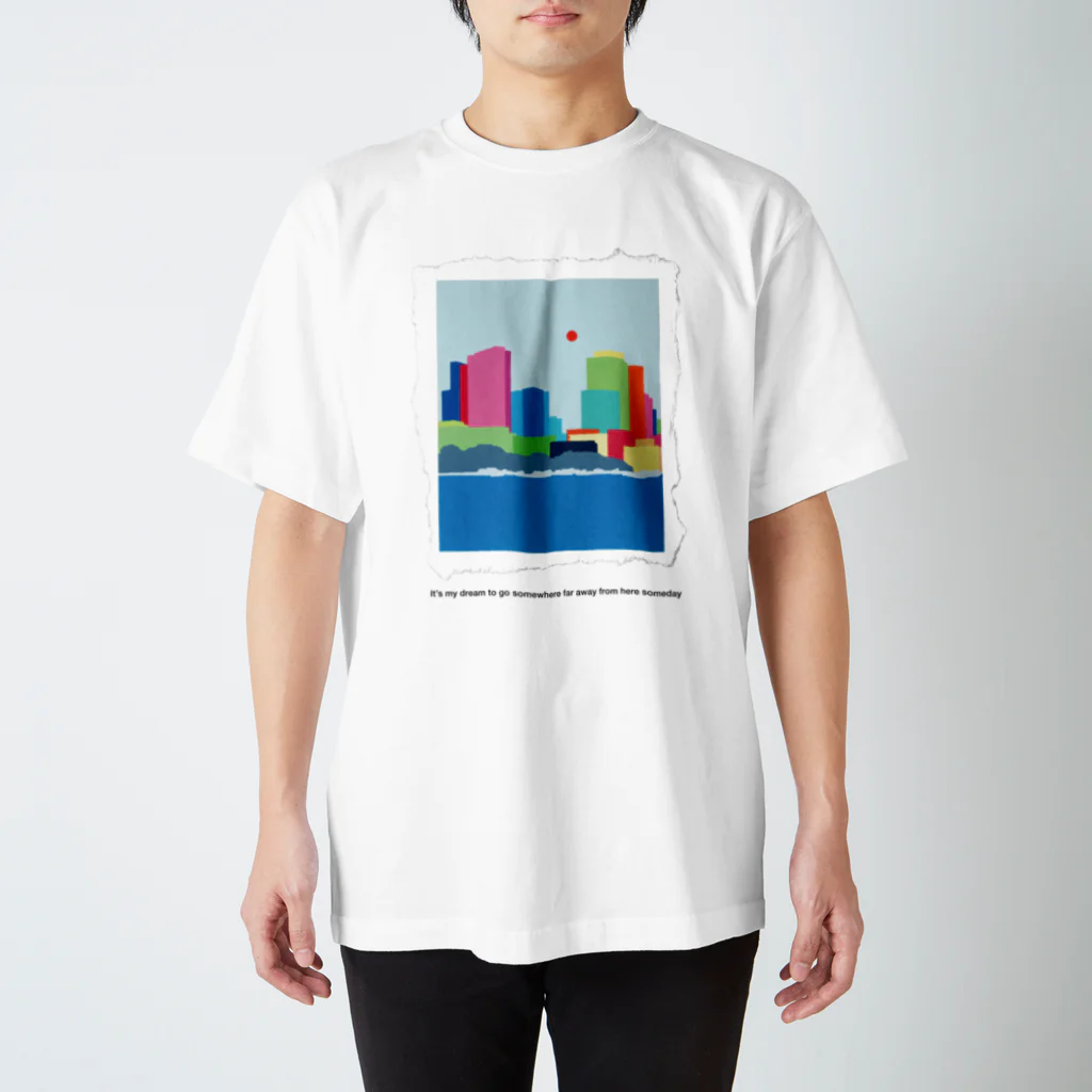 梅雨明けshopの港街の Regular Fit T-Shirt