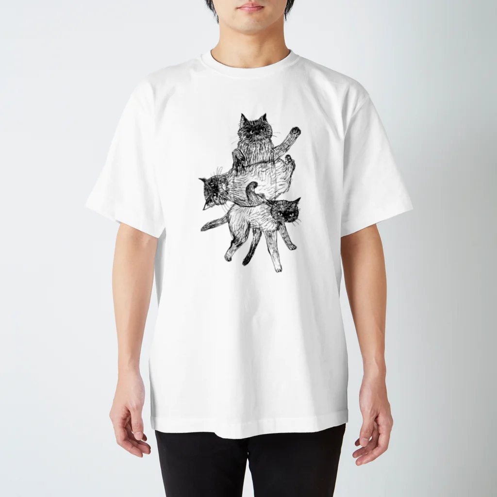 suzuejyaのみつねこ Regular Fit T-Shirt