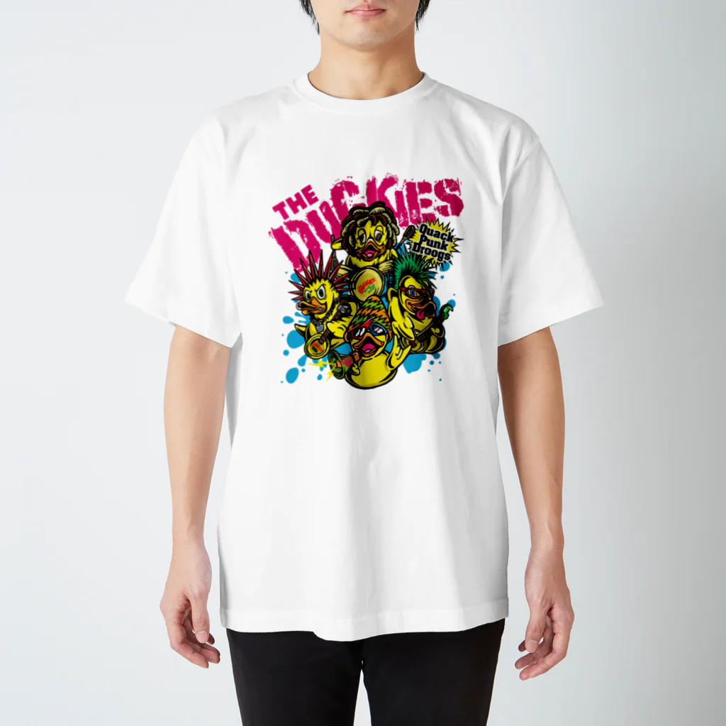 SAUNA ZOMBIESのTHE DUCKIES - Quack Punk Droogs - T スタンダードTシャツ