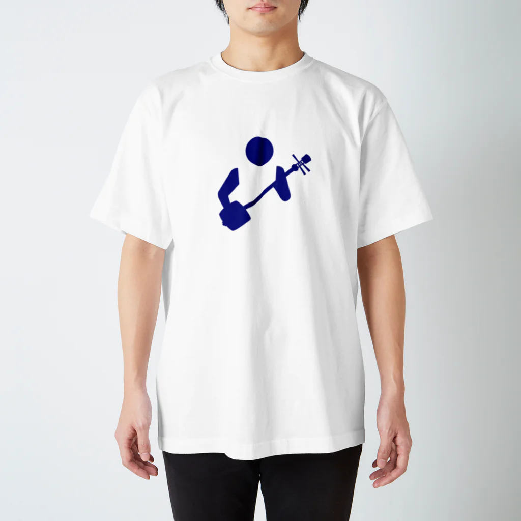 Okimasaの三味線ピクトグラム Regular Fit T-Shirt