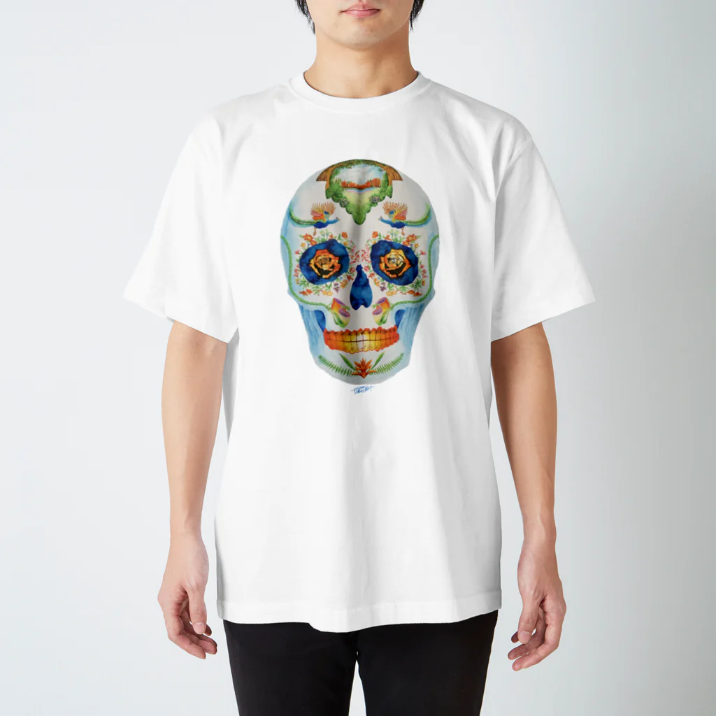 スタムラ屋のPAINT SKULL スタンダードTシャツ