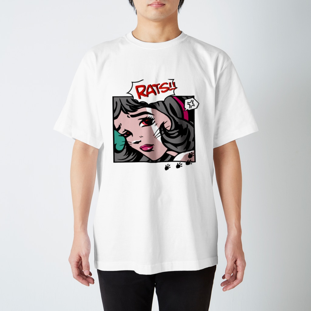 実録猫のネズミ Regular Fit T-Shirt