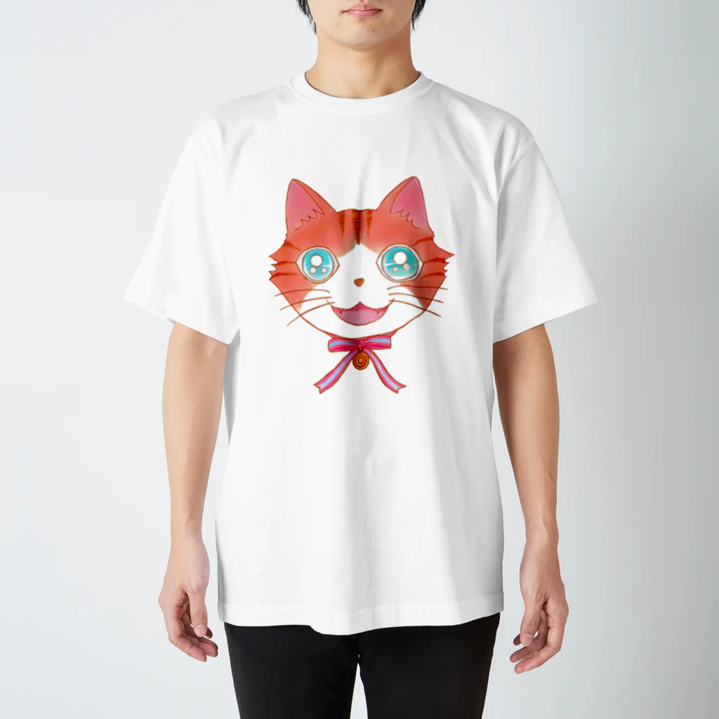 sanasanaのBlueeyes Cat Regular Fit T-Shirt