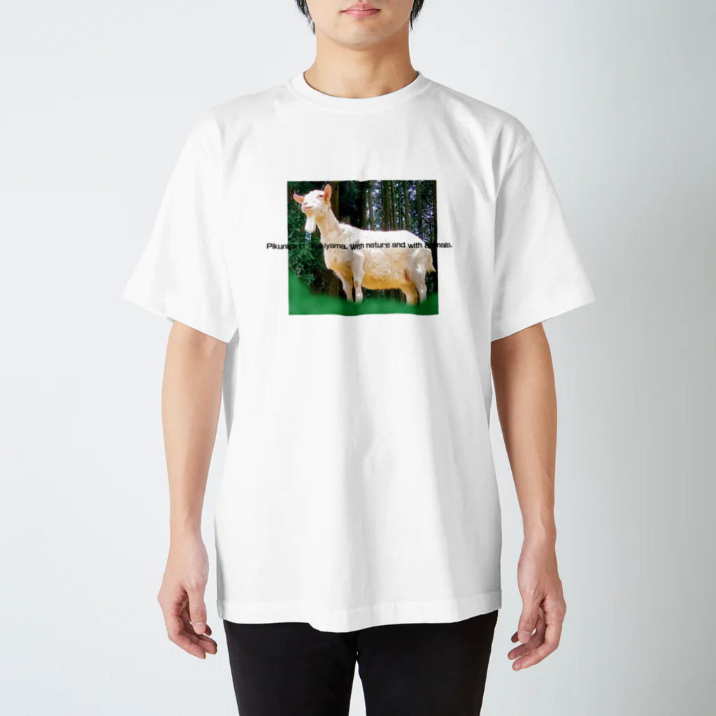 ふれあい動物園ピクニカ共和国のやぎのゆめ スタンダードTシャツ