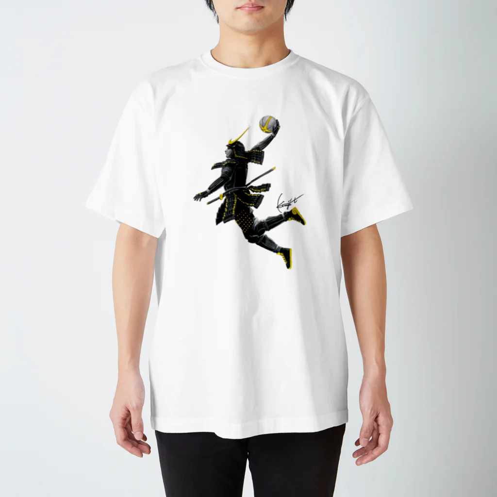 登内けんじ　アーティスト／イラストレーターのBasketballer MASAMUNE スタンダードTシャツ