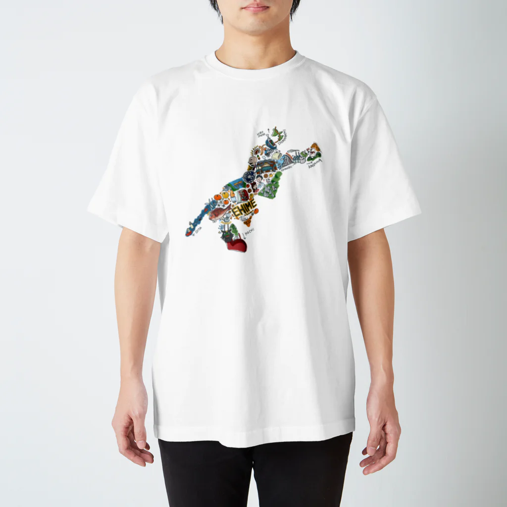 まさおかしおりの愛媛をゆく Regular Fit T-Shirt