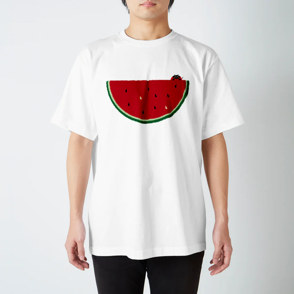 めばえるやのスイカとサンバ Regular Fit T-Shirt