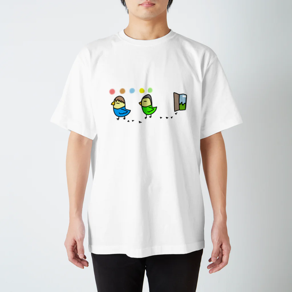 阿鳥誠のグッズ販売所のマコトリ、タカトリTシャツ Regular Fit T-Shirt