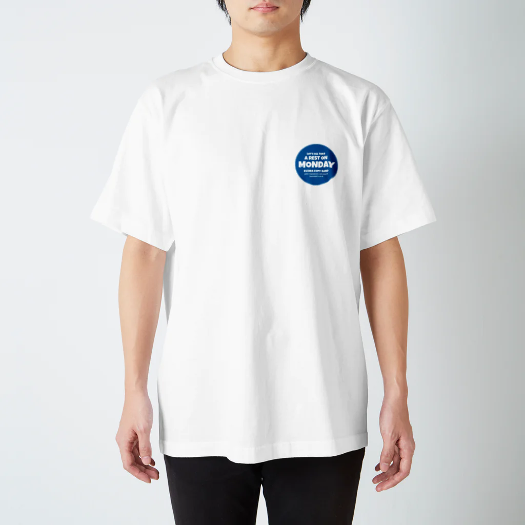 HARUKIの"WHITE MONDAY" 丸ロゴTee (両面プリント) スタンダードTシャツ