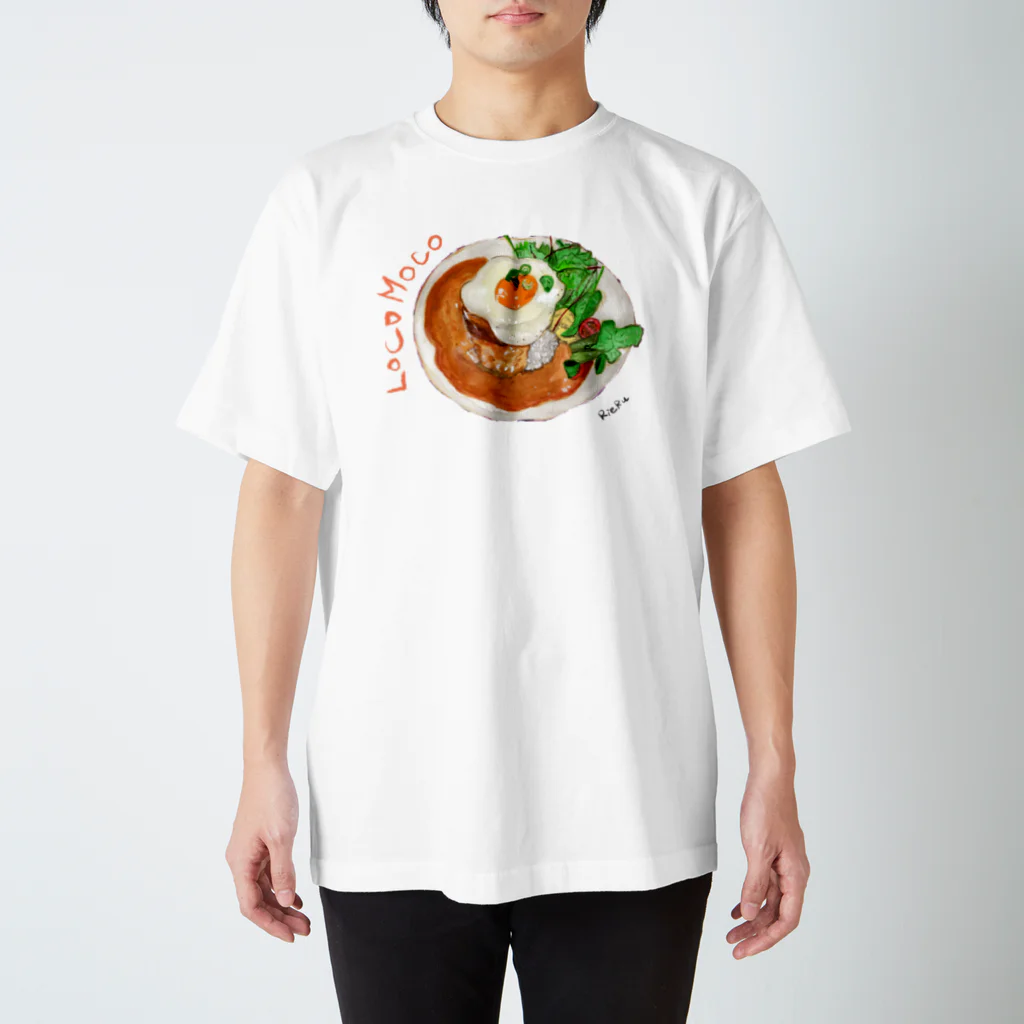 Doodle のLoco Moco yay! スタンダードTシャツ