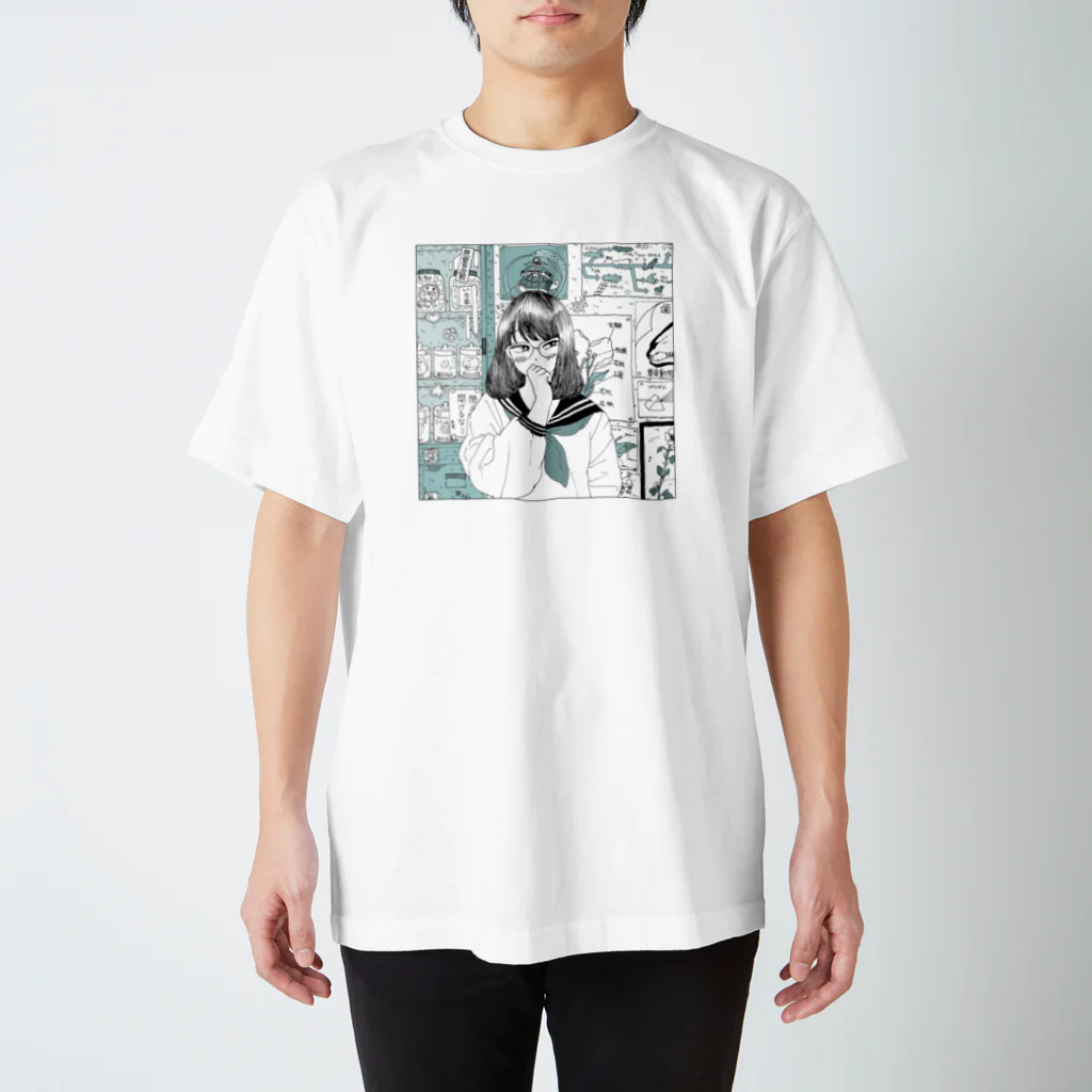 いぬ屋いぬみせの理科室 Regular Fit T-Shirt