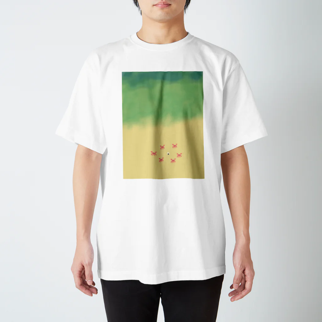 ヒナタカの蟹の収穫 Regular Fit T-Shirt