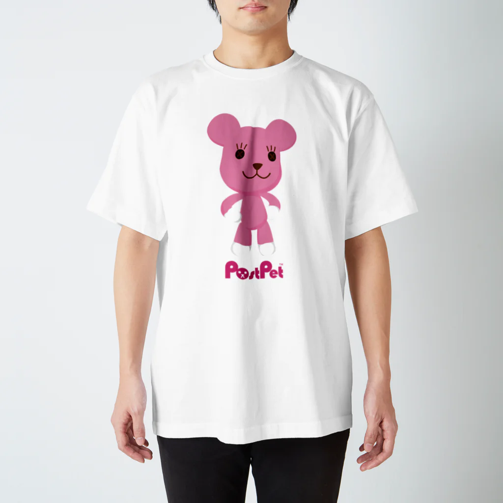 PostPet Official Shopのえっへんモモ Regular Fit T-Shirt