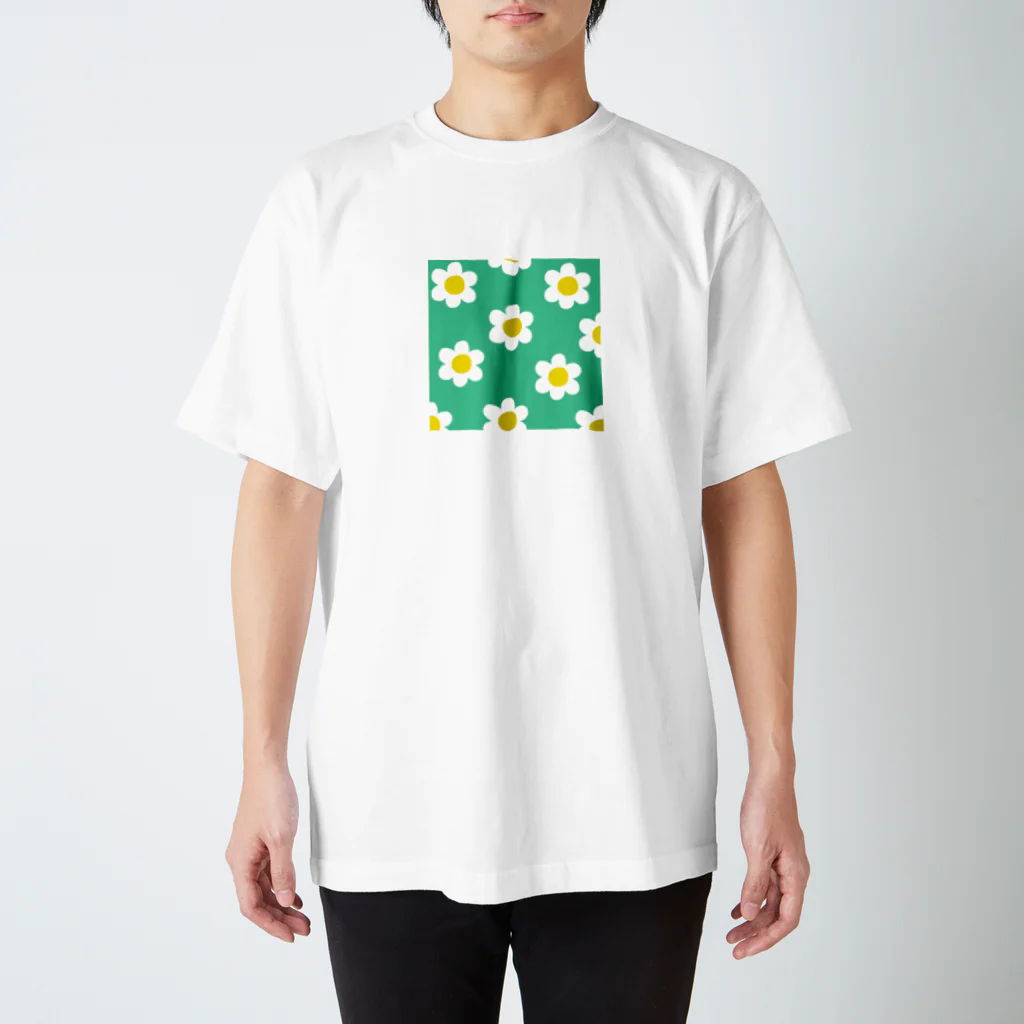 もちぱっちのお花(みどり) スタンダードTシャツ