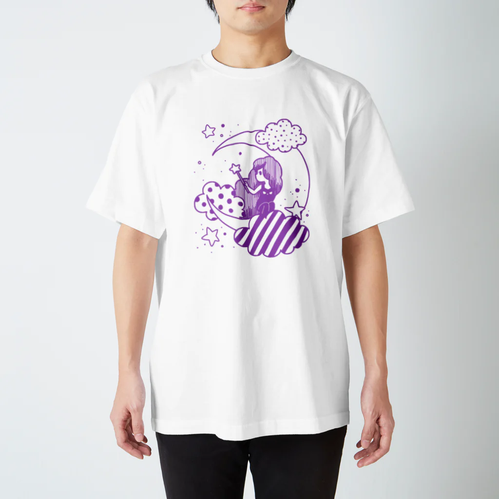 北山ハロウィンの3魔女長女と三日月 Regular Fit T-Shirt