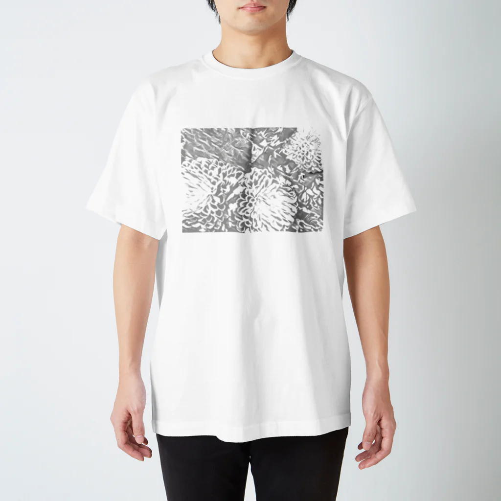 かば子のしろくろのおはな Regular Fit T-Shirt