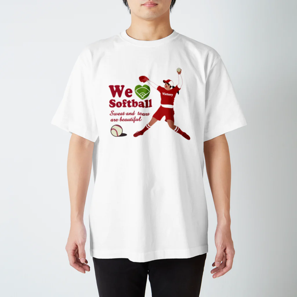 キッズモード某のwe love Softball Victory スタンダードTシャツ