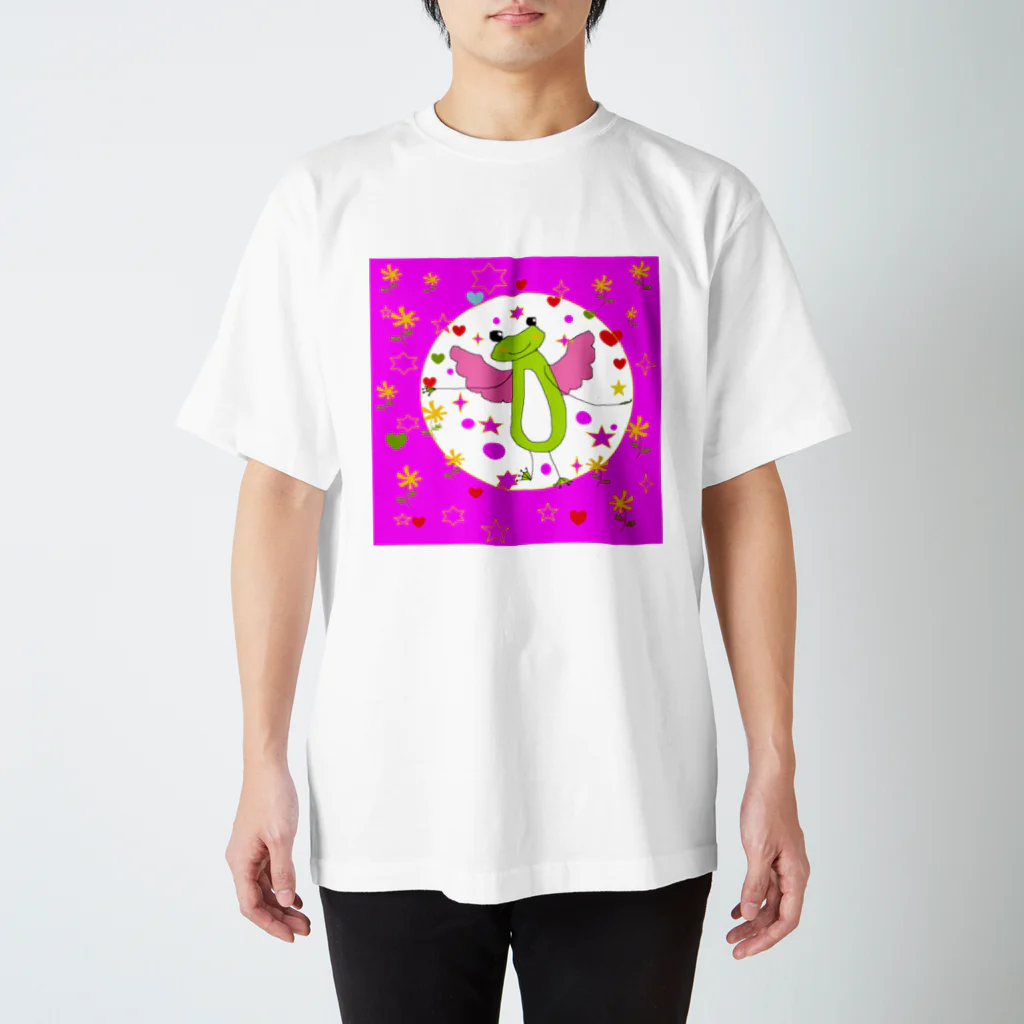 あるてみらのカエルの天使(祭り） スタンダードTシャツ